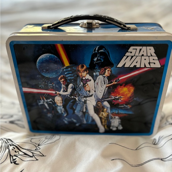 STAR WARS Tin Lunch Box Episode 4 A New Hope Lucasfilm 2008 Vader Skywalker - Picture 4 of 6